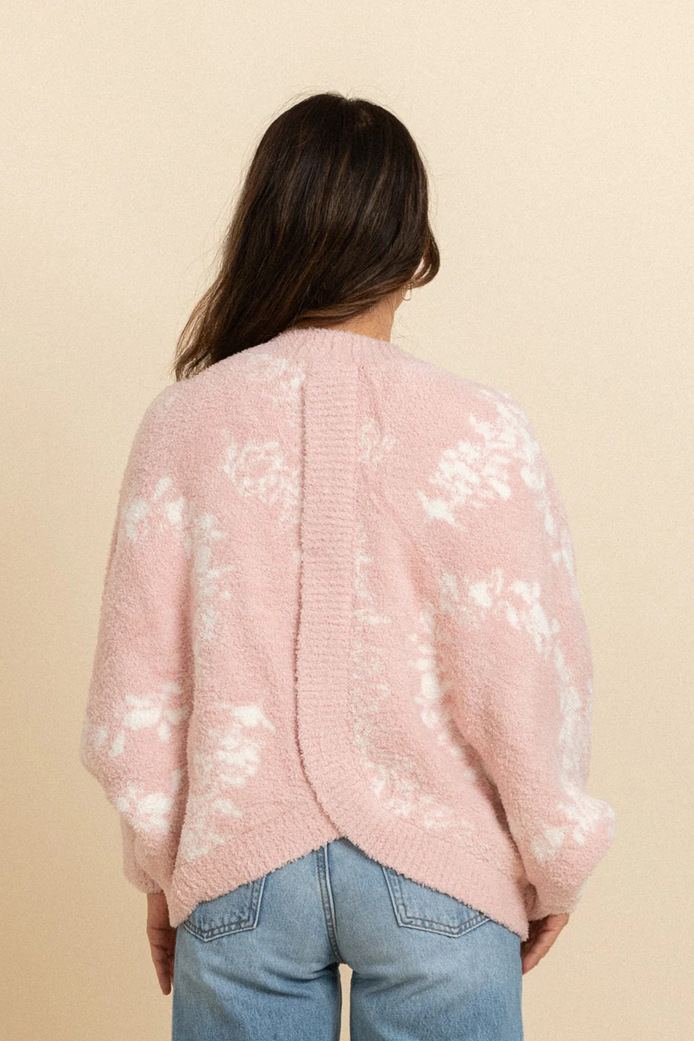 Angie Snug Cardigan - Mauve Plumeria Lei - Image 3