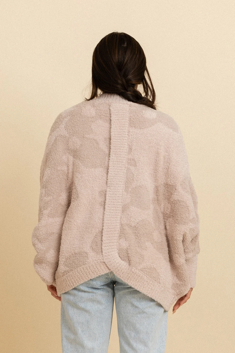 Angie Snug Cardigan - Oatmeal Zinnia - Image 3