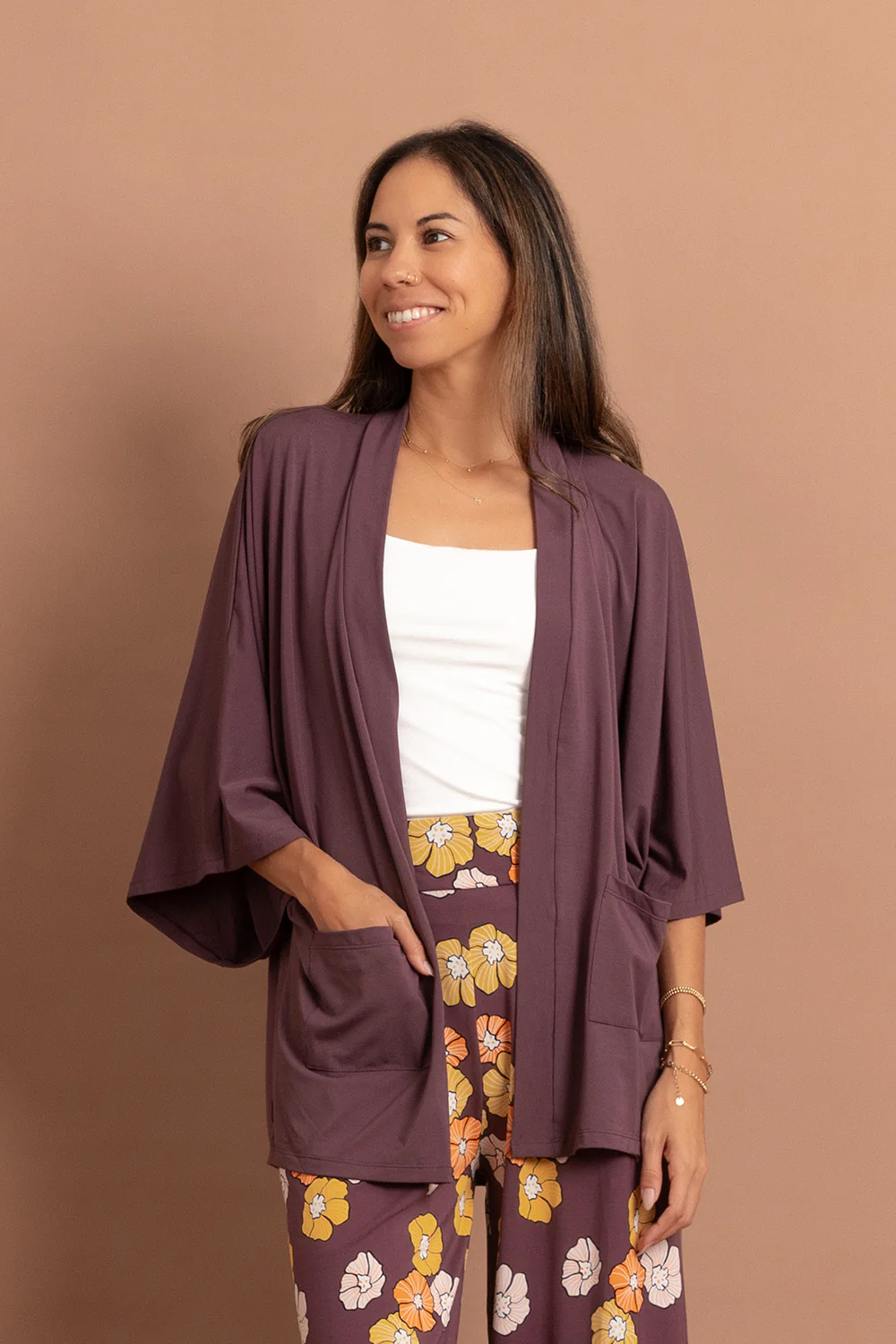 Cardigan Asami - Huckleberry