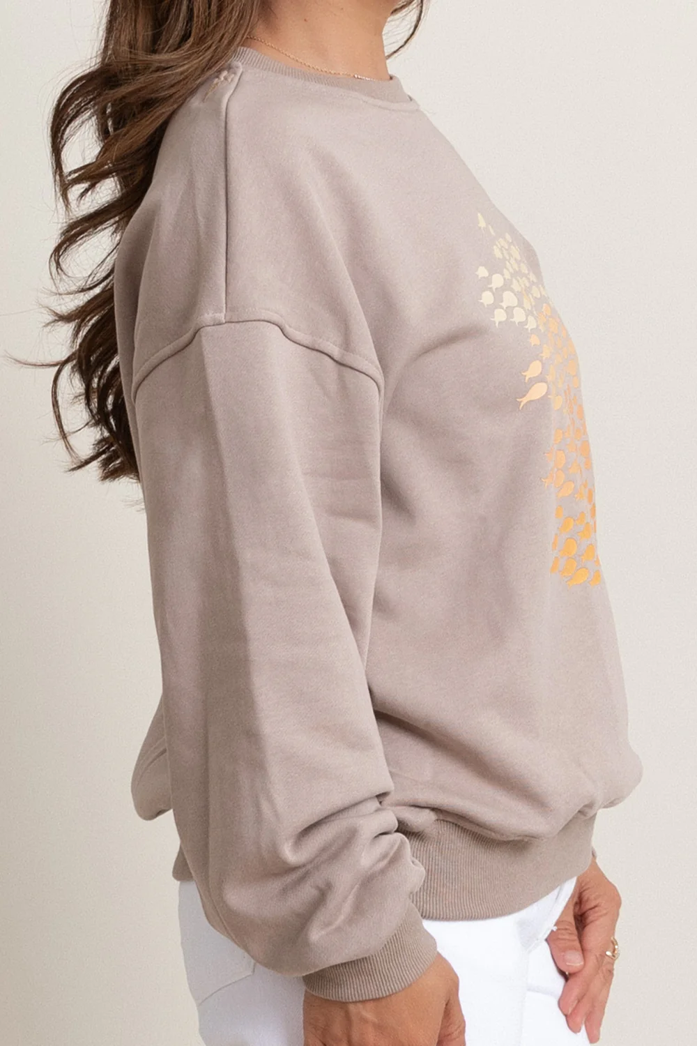Classic Sweatshirt - Mink Keep Swimming - Image 2
