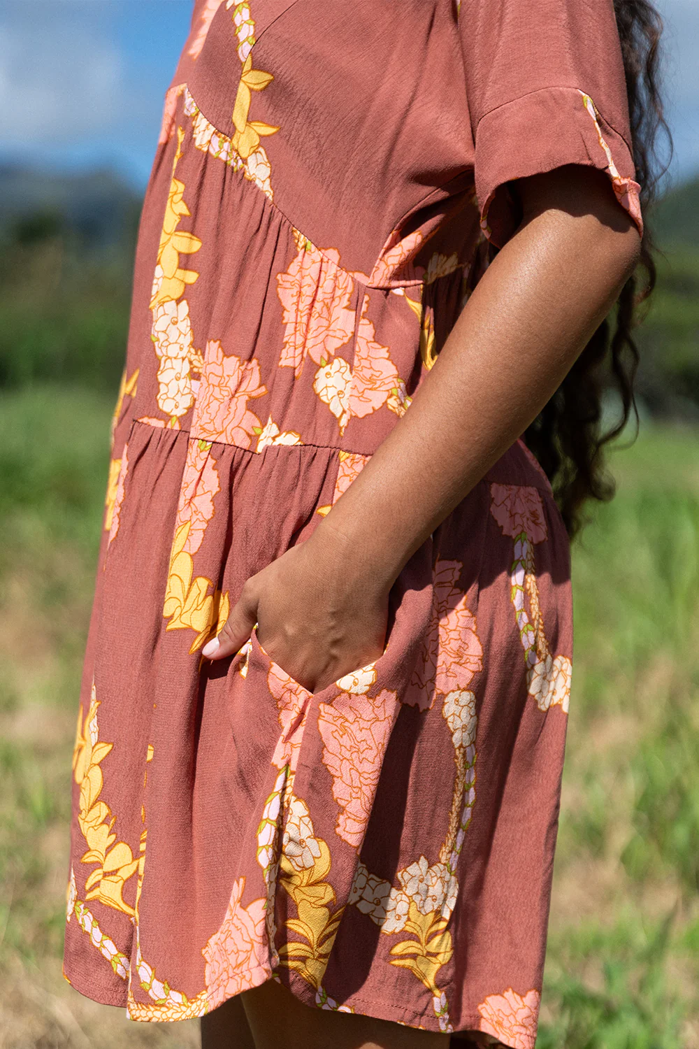 Dress Amalfi - Amber Hapa Lei - Image 2