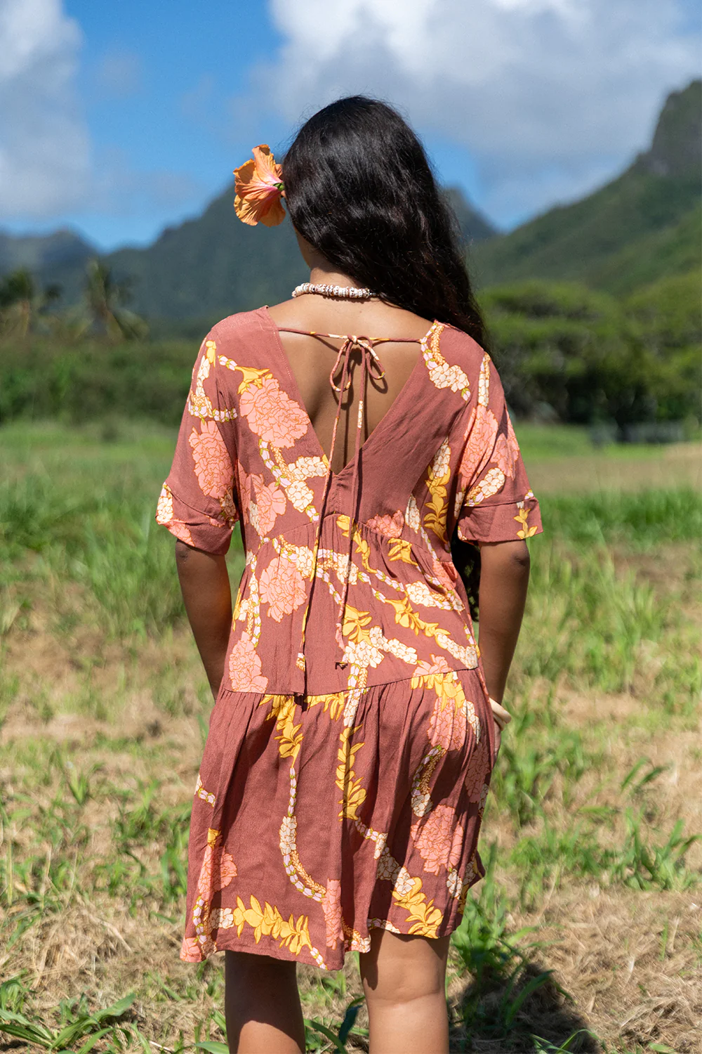 Dress Amalfi - Amber Hapa Lei - Image 3
