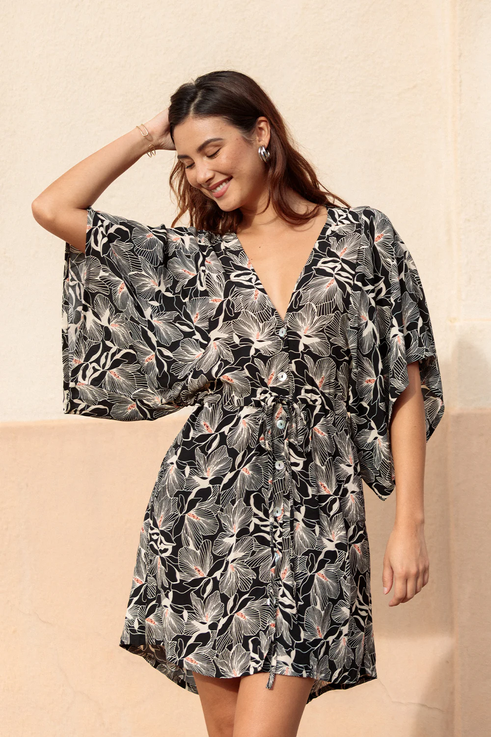 Dress Kyoto - Jet Chic Magnolia