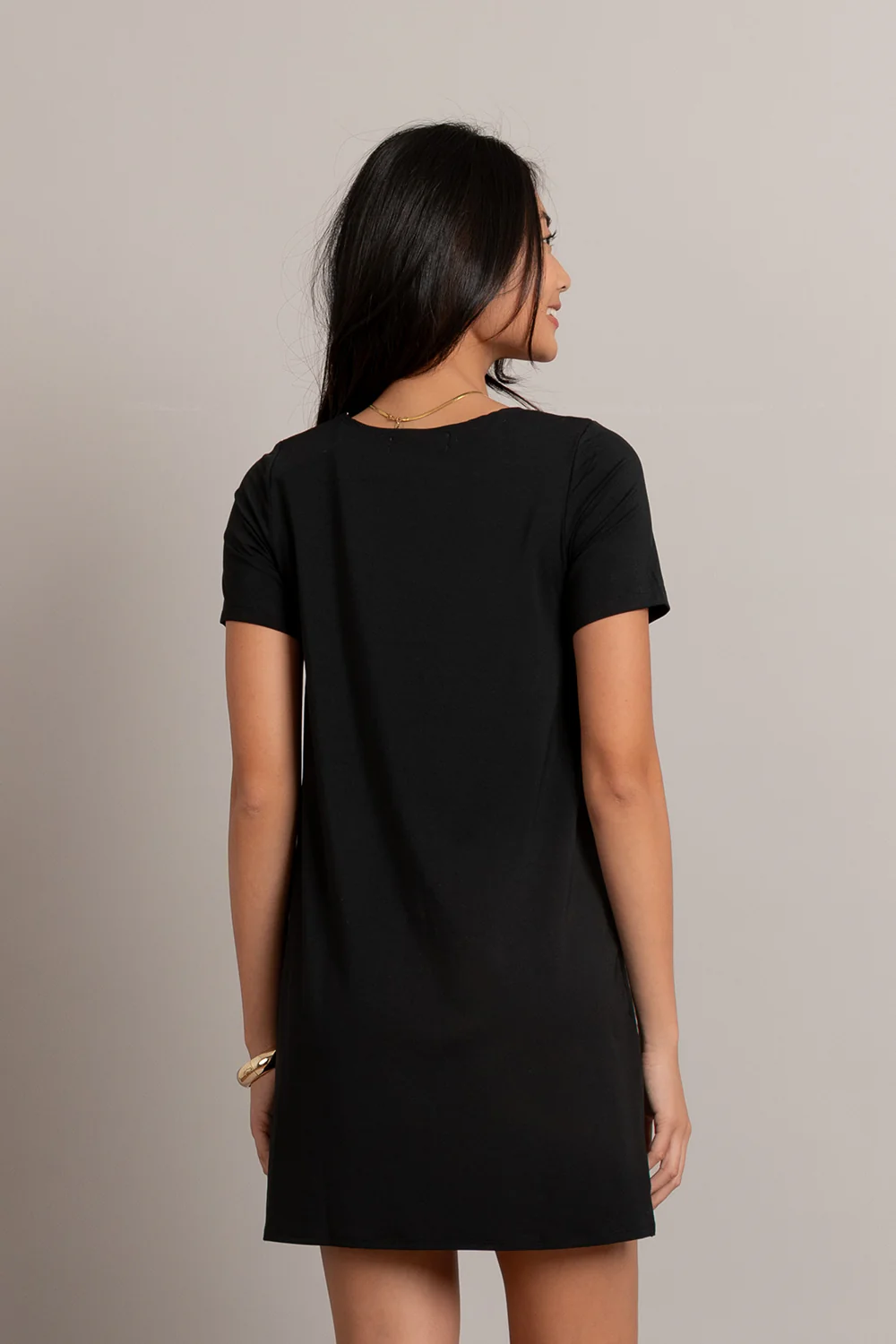 Dress Leslie - Black Modal - Image 3