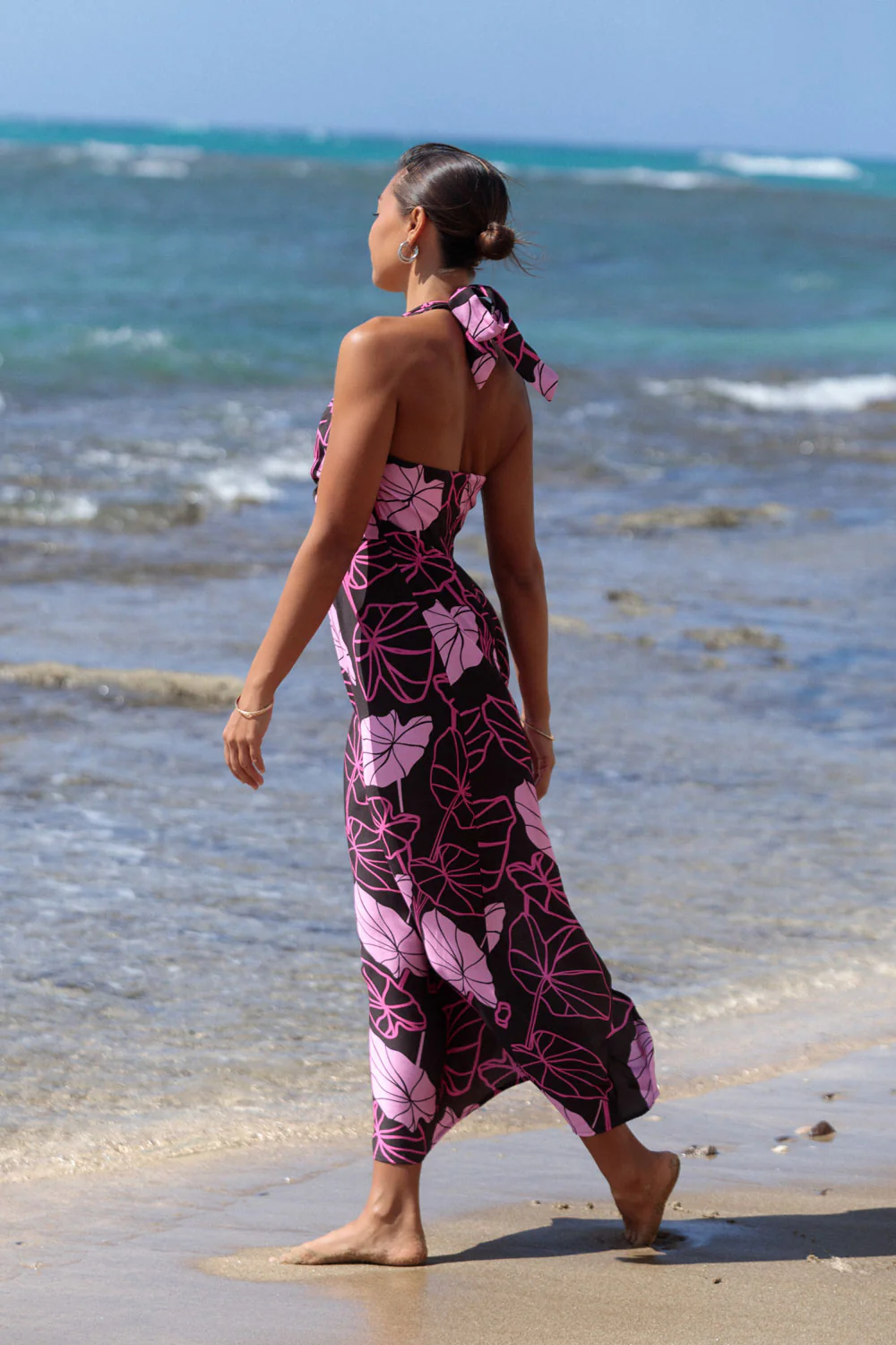 Dress Melia - Chocolate Magenta Kalo - Image 4