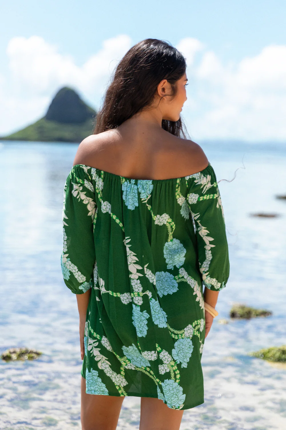 Dress Puglia Short - Lush Hapa Lei - Image 3
