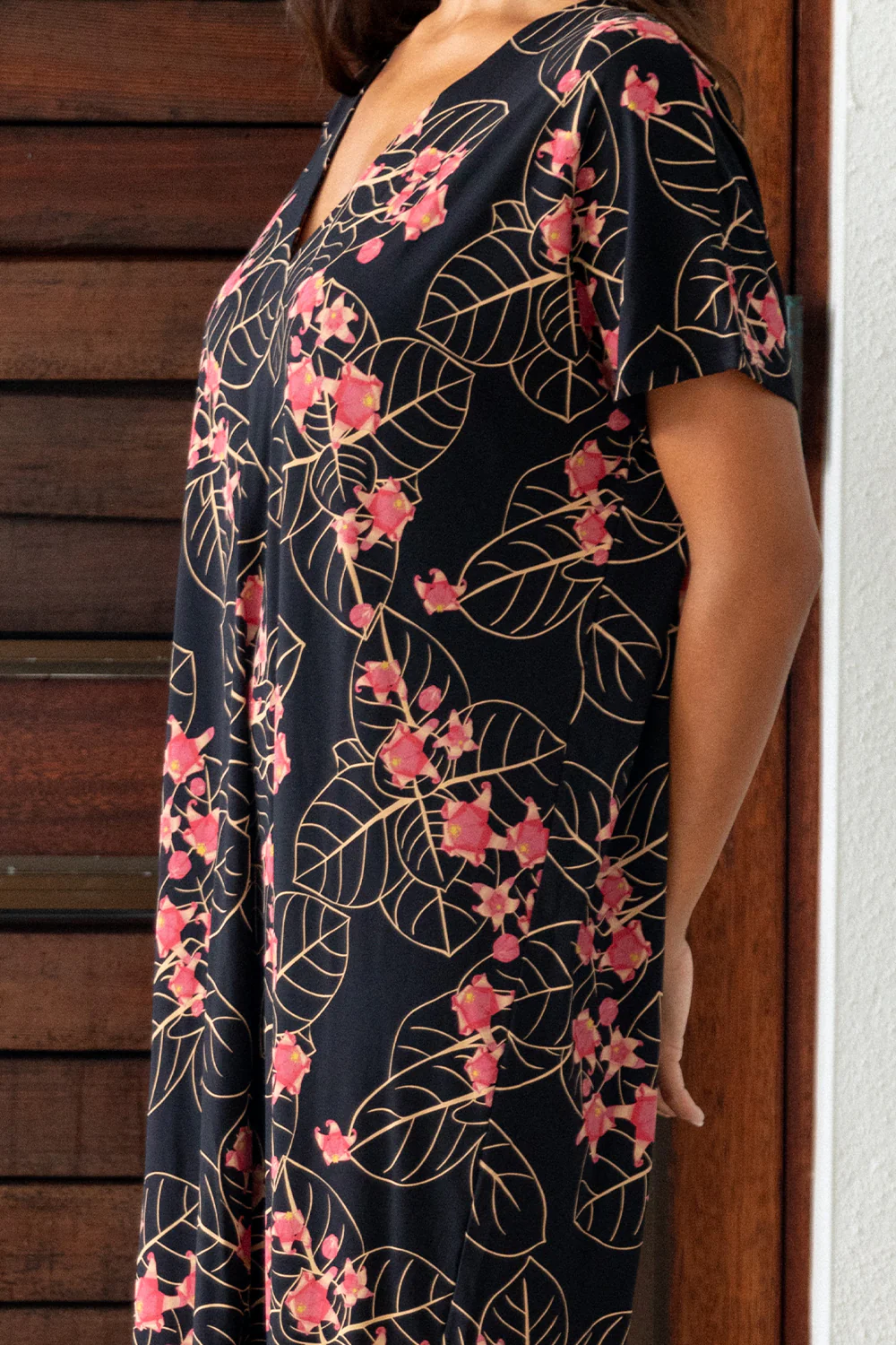 Dress Rhema - Strawberry Crown Flower - Image 2