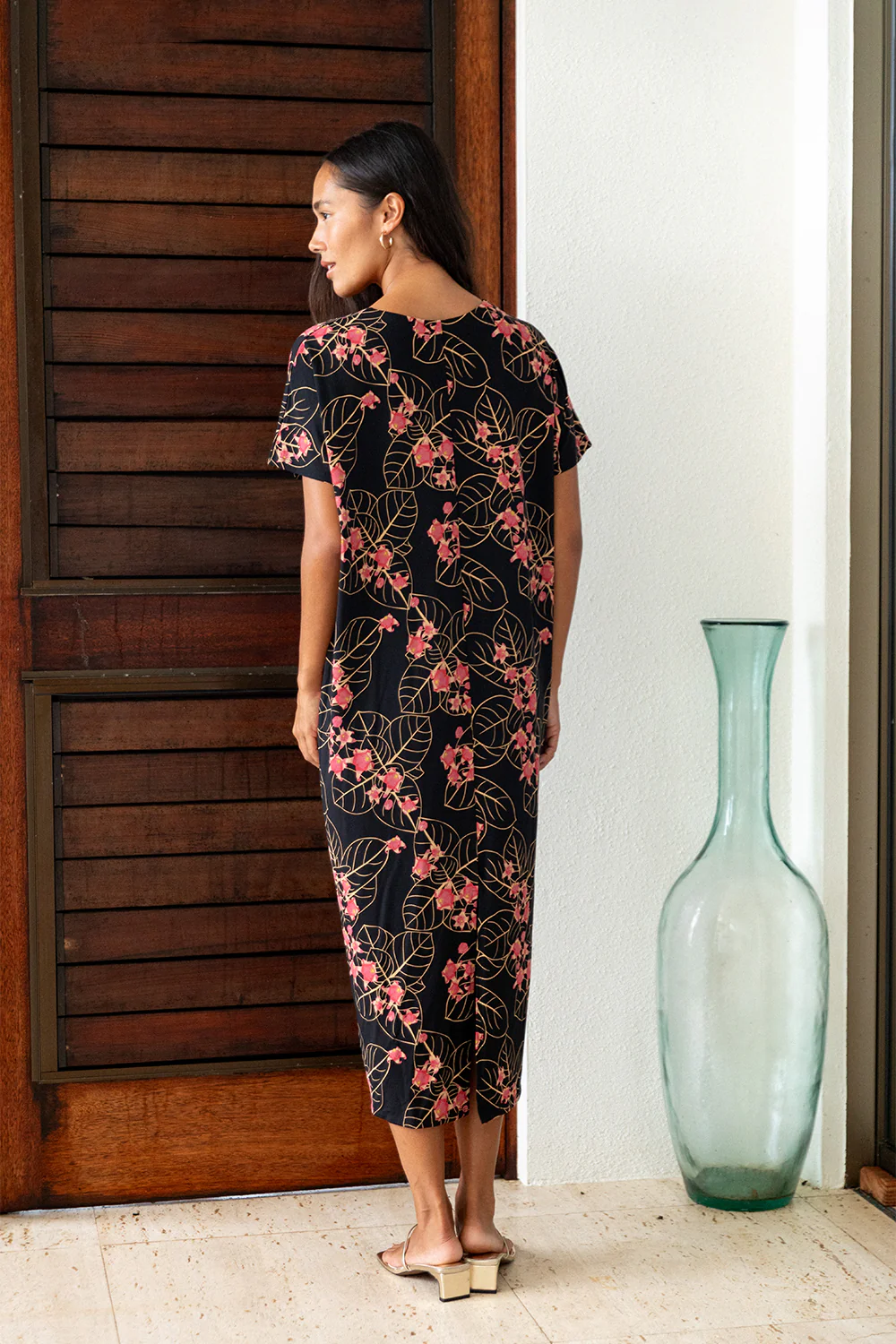Dress Rhema - Strawberry Crown Flower - Image 3