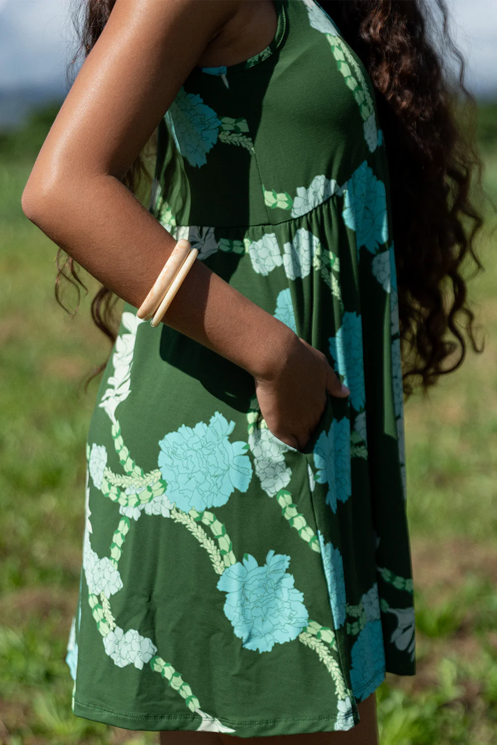 Dress Rosie - Lush Hapa Lei - Image 2