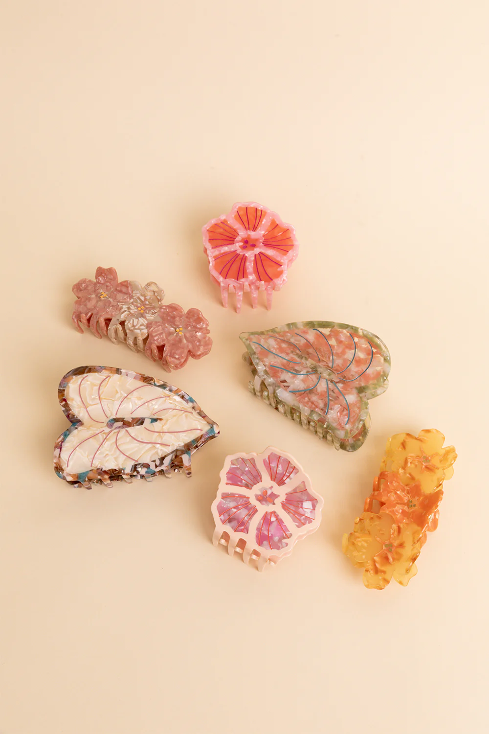 Hair Claw - Shell Pink Sakura - Image 5