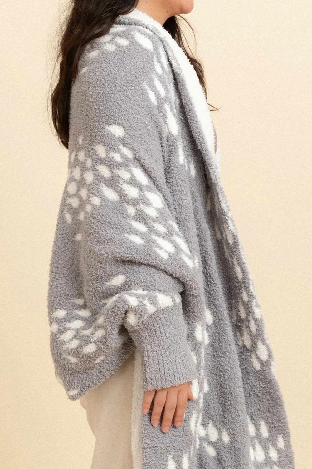Holly Snug Cardigan - Silver Fish - Image 2