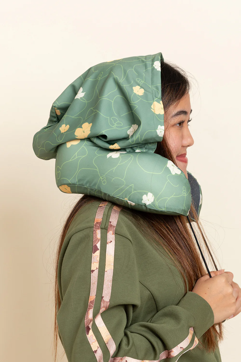 Hooded Neck Pillow - Midori Pretty Pua - Image 2