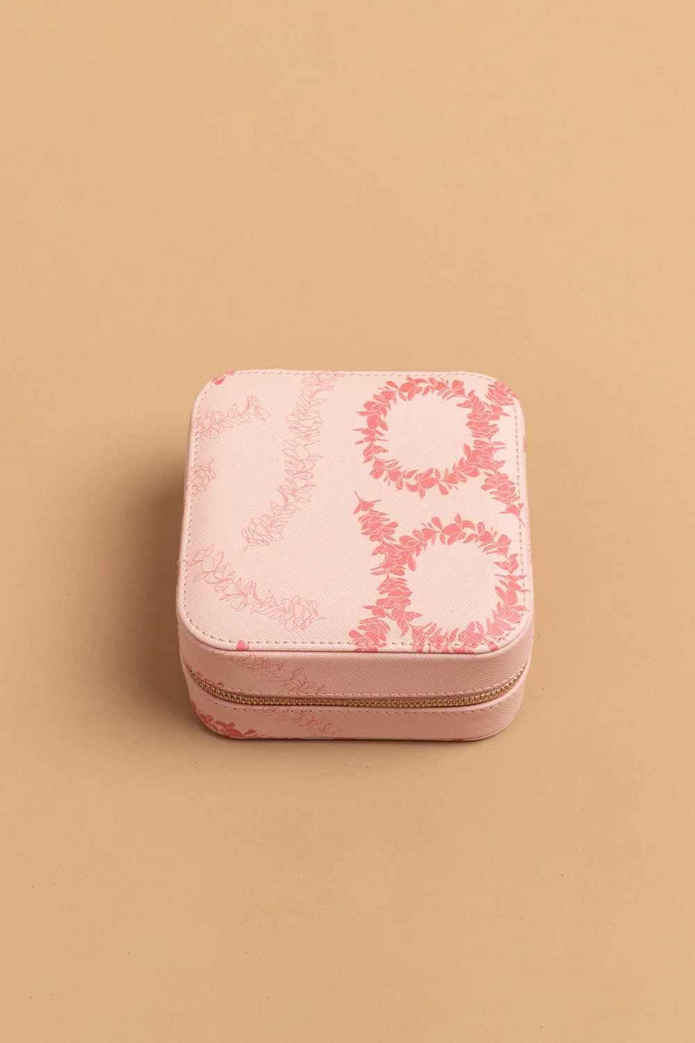 Jewelry Case - Rosey Plumeria Lei