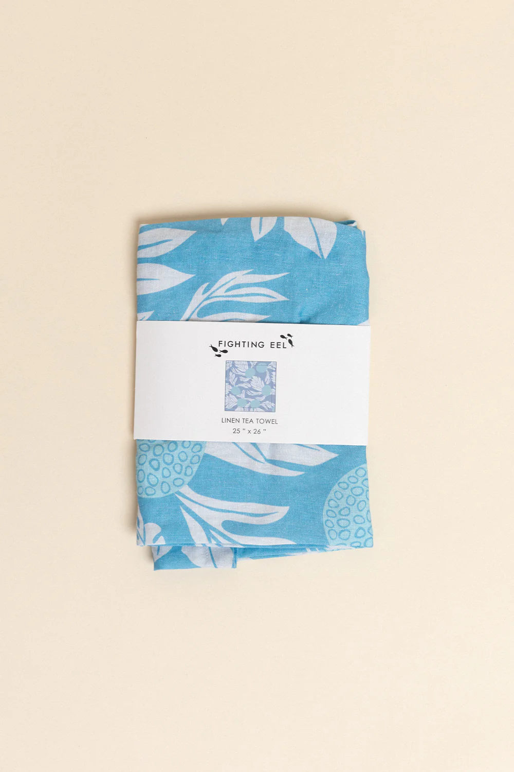 Linen Tea Towel - Sky Ulu