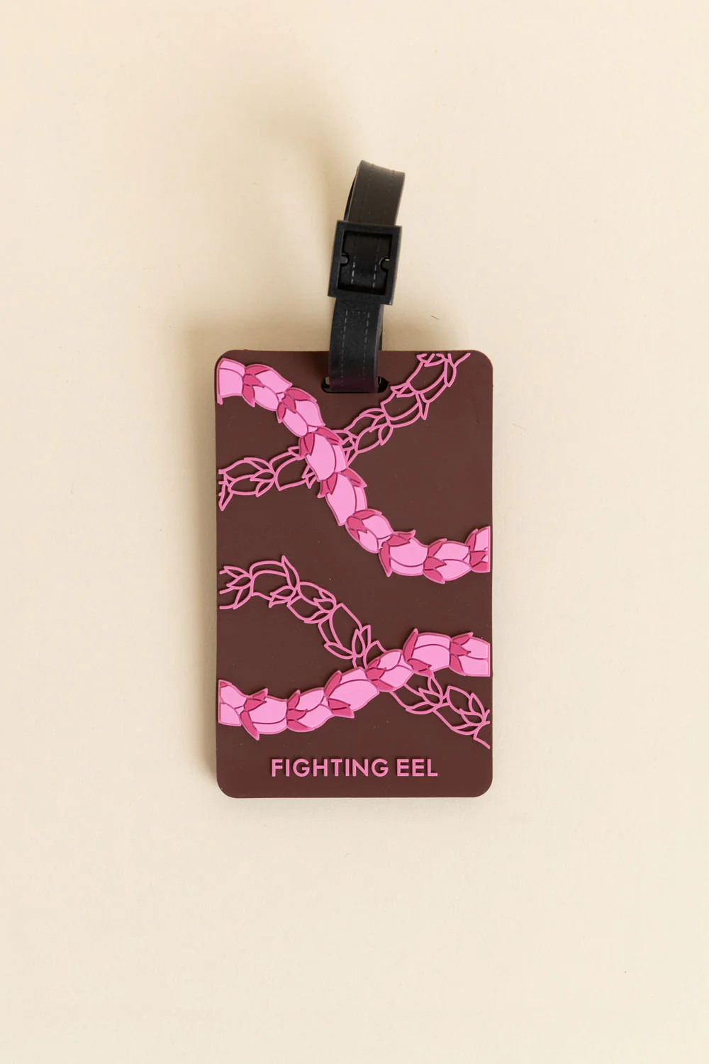 Luggage Tag - Maroon Lokelani