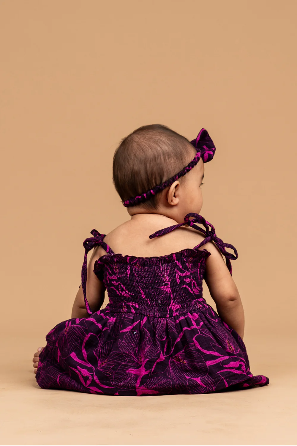 Luna Muslin Onesie - Acai Chic Magnolia - Image 3