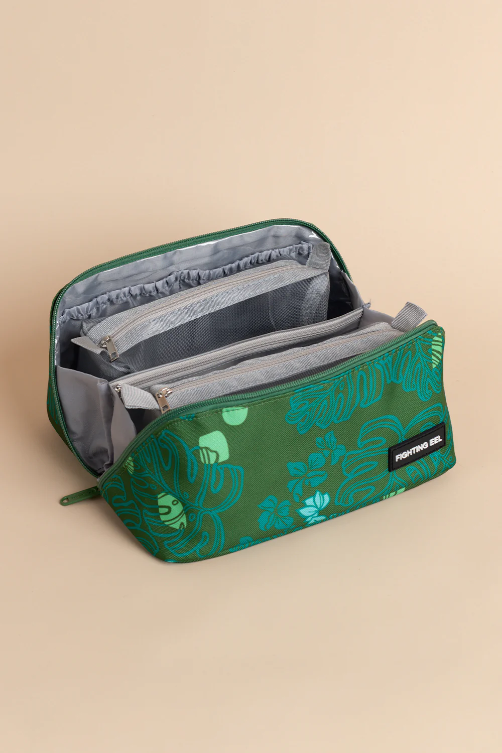 Makeup Bag - Kombu Monstera Block - Image 3
