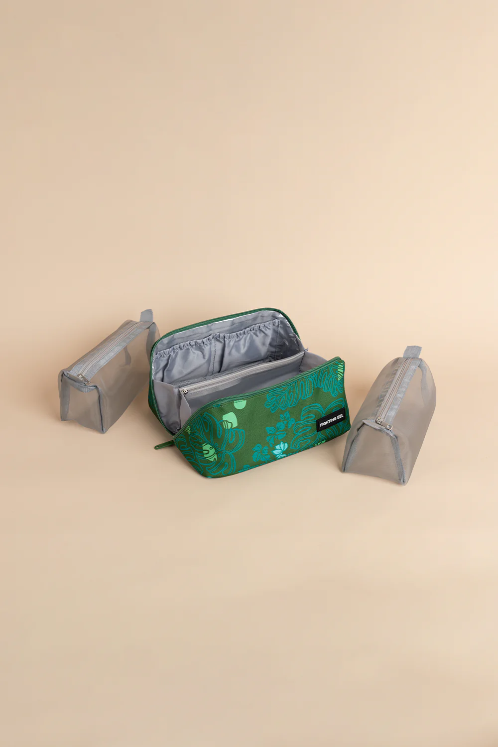 Makeup Bag - Kombu Monstera Block - Image 4