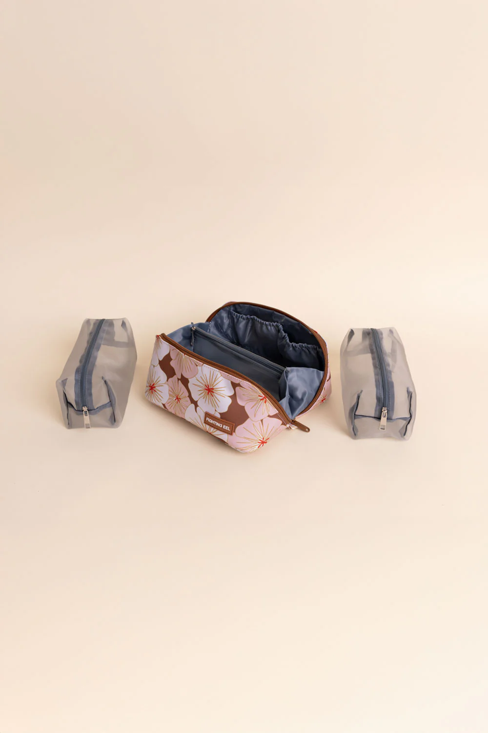 Makeup Bag - Mocha Petunia - Image 2