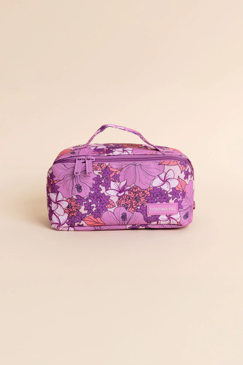 Makeup Bag - Wisteria Retro Bloom