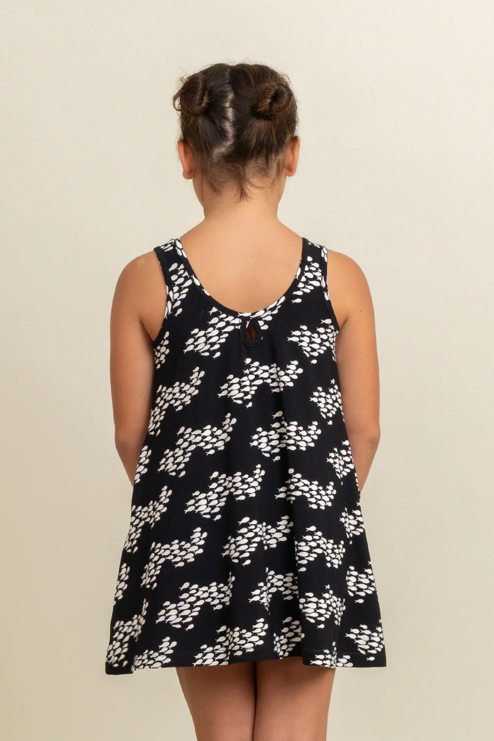 Mini Dress Ari - Black Fish - Image 3