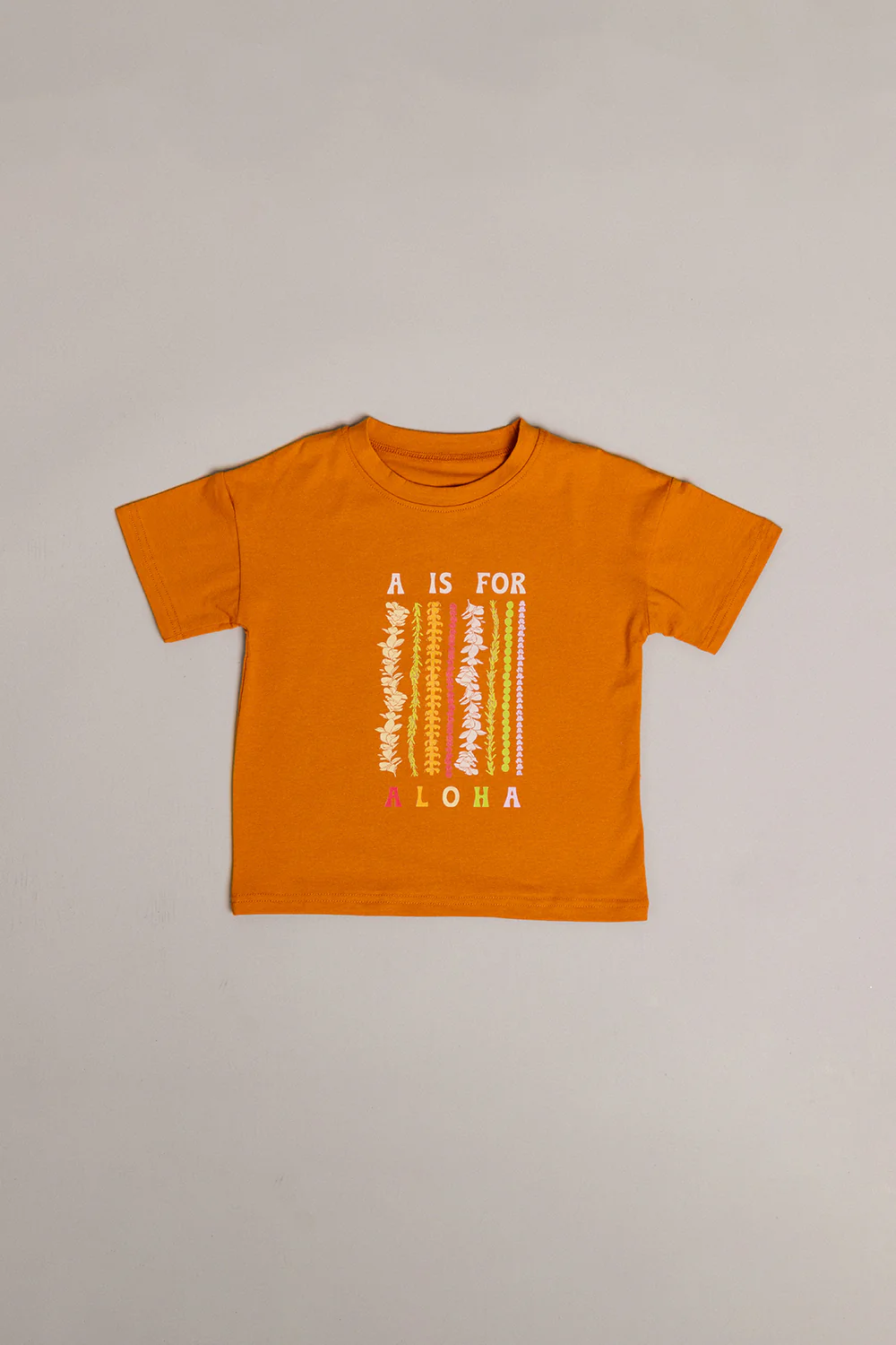 Mini Tee - Toffee A is for Aloha