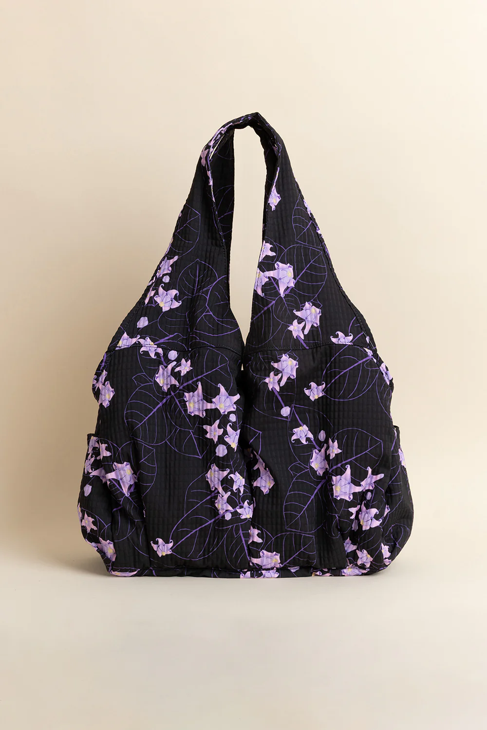 Mori Tote - Onyx Crown Flower