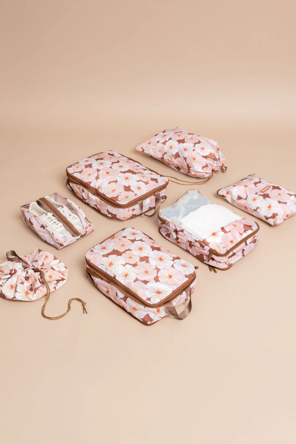 Packing Cubes - Mocha Petunia