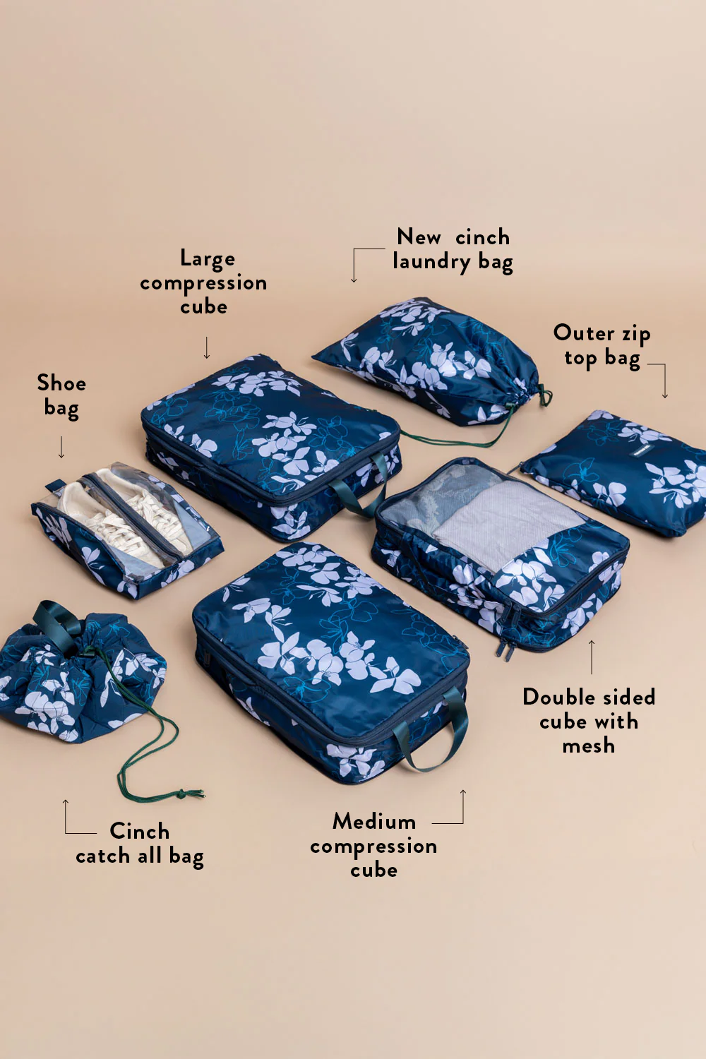 Packing Cubes - Mocha Petunia - Image 2