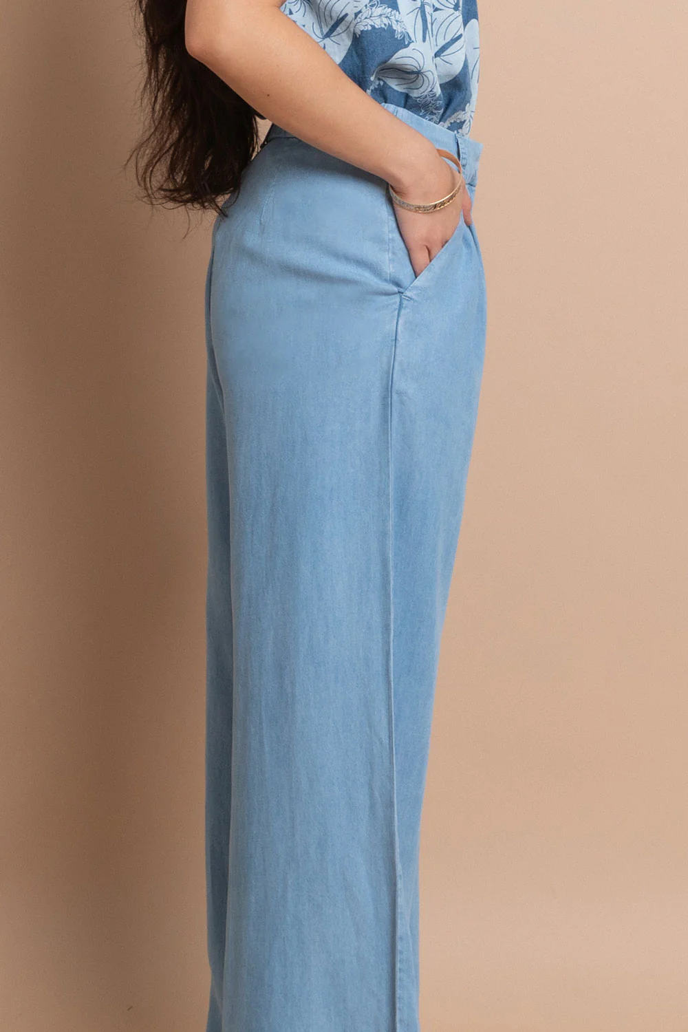 Pant Nola - Light Wash Chambray - Image 3