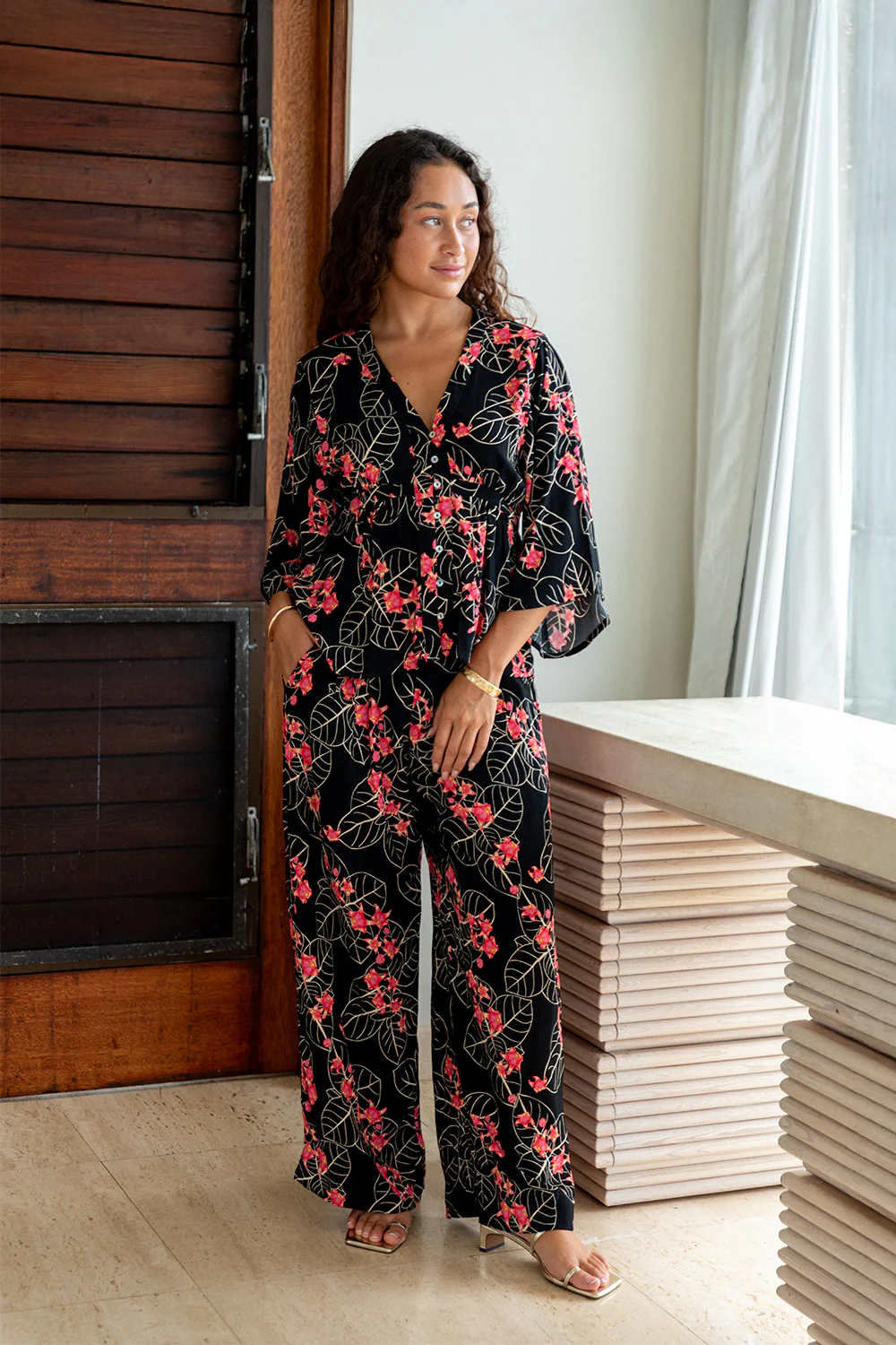 Pant Peru - Strawberry Crown Flower