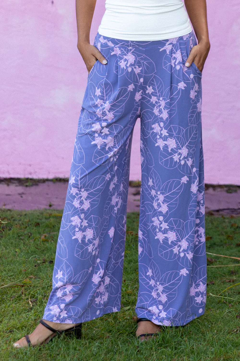 Pant Petra - Lilac Crown Flower - Image 2