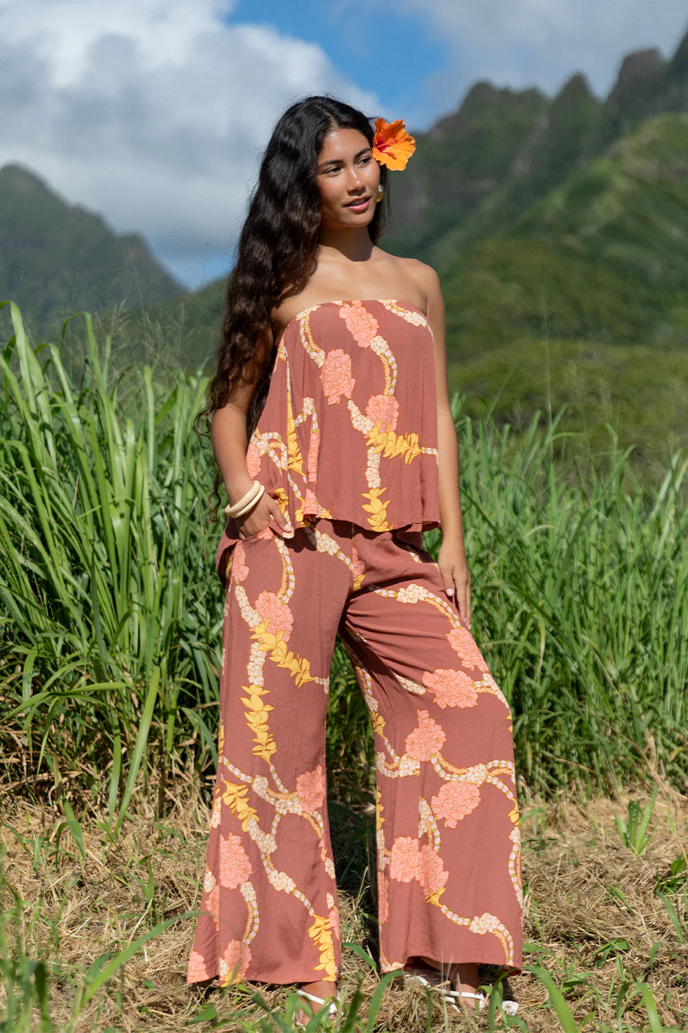 Pant Thea - Amber Hapa Lei