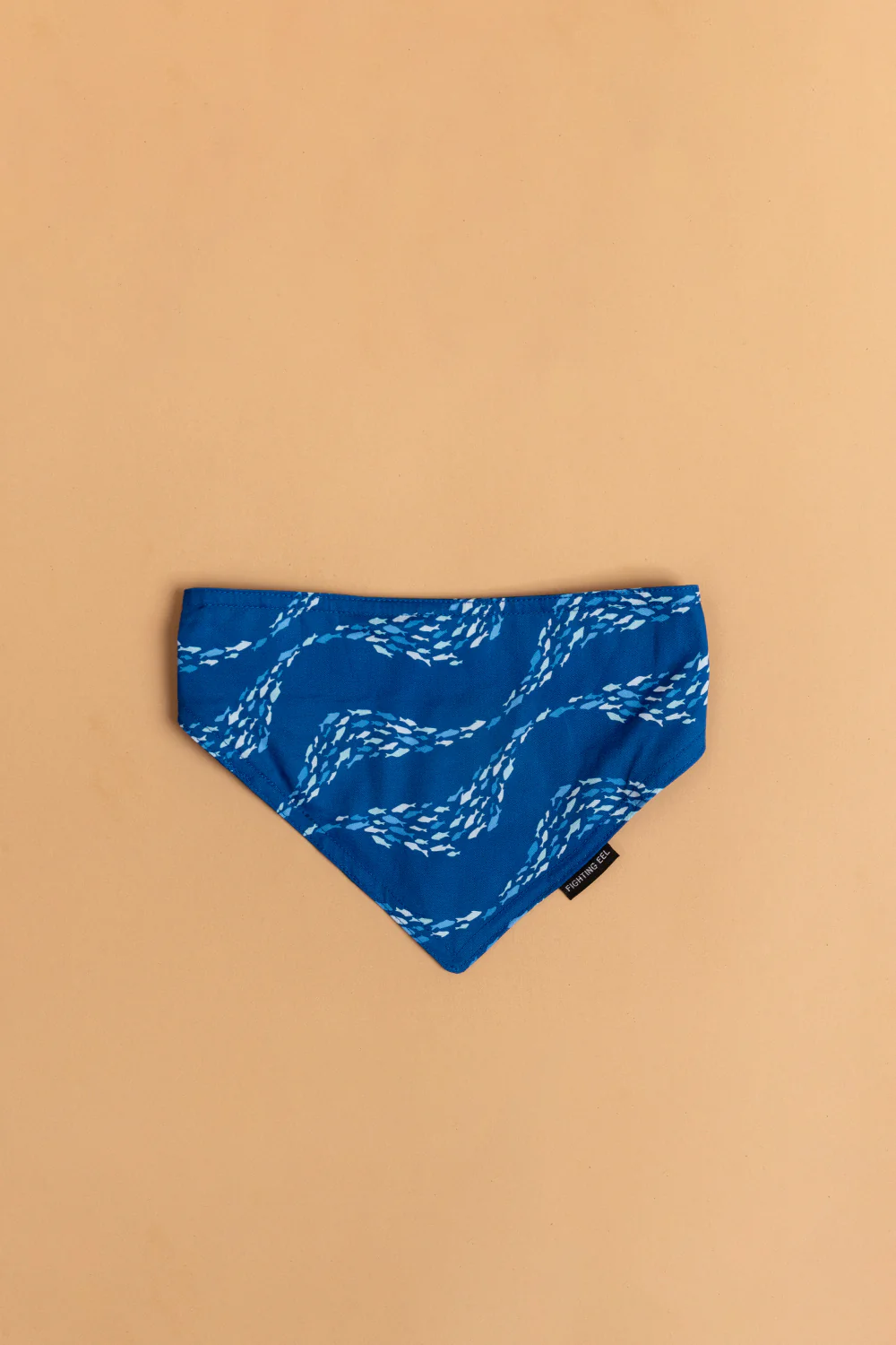 Pet Bandana - Cobalt Fish Wave
