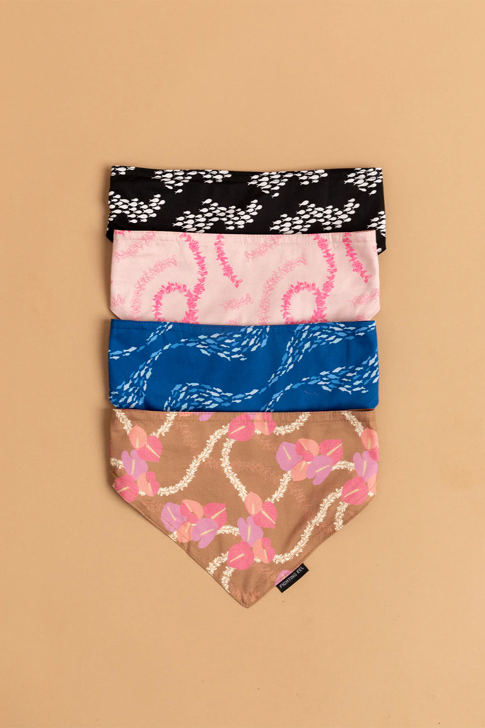 Pet Bandana - Cobalt Fish Wave - Image 5