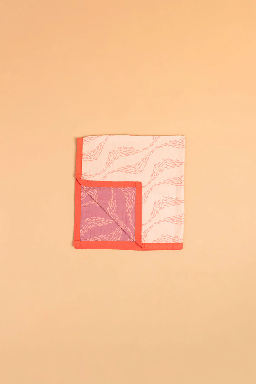 Petite Blanket - Nectar/Woodrose Fish Wave