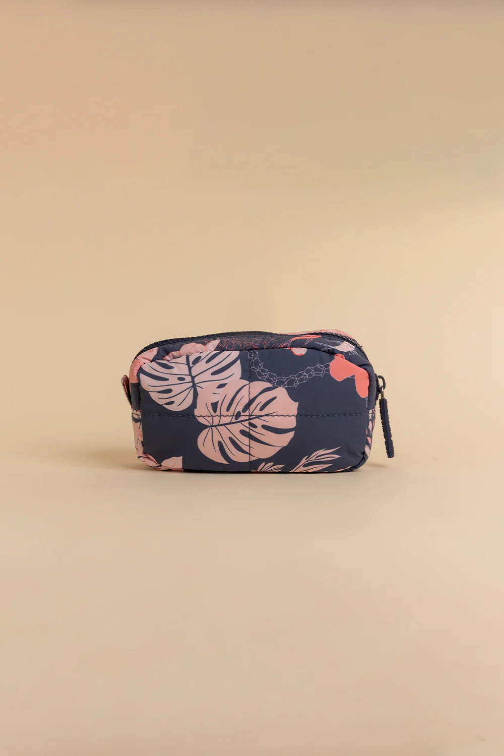 Quilted Makeup Pouch Small - Indigo Soiree