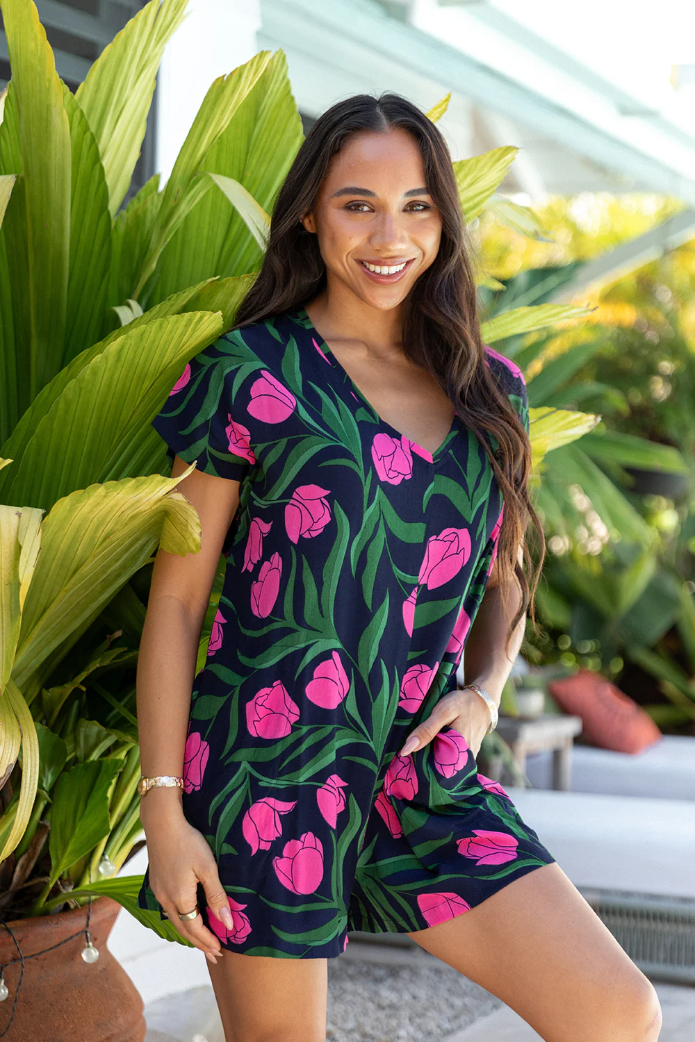 Romper Bronx - Ultramarine Rose