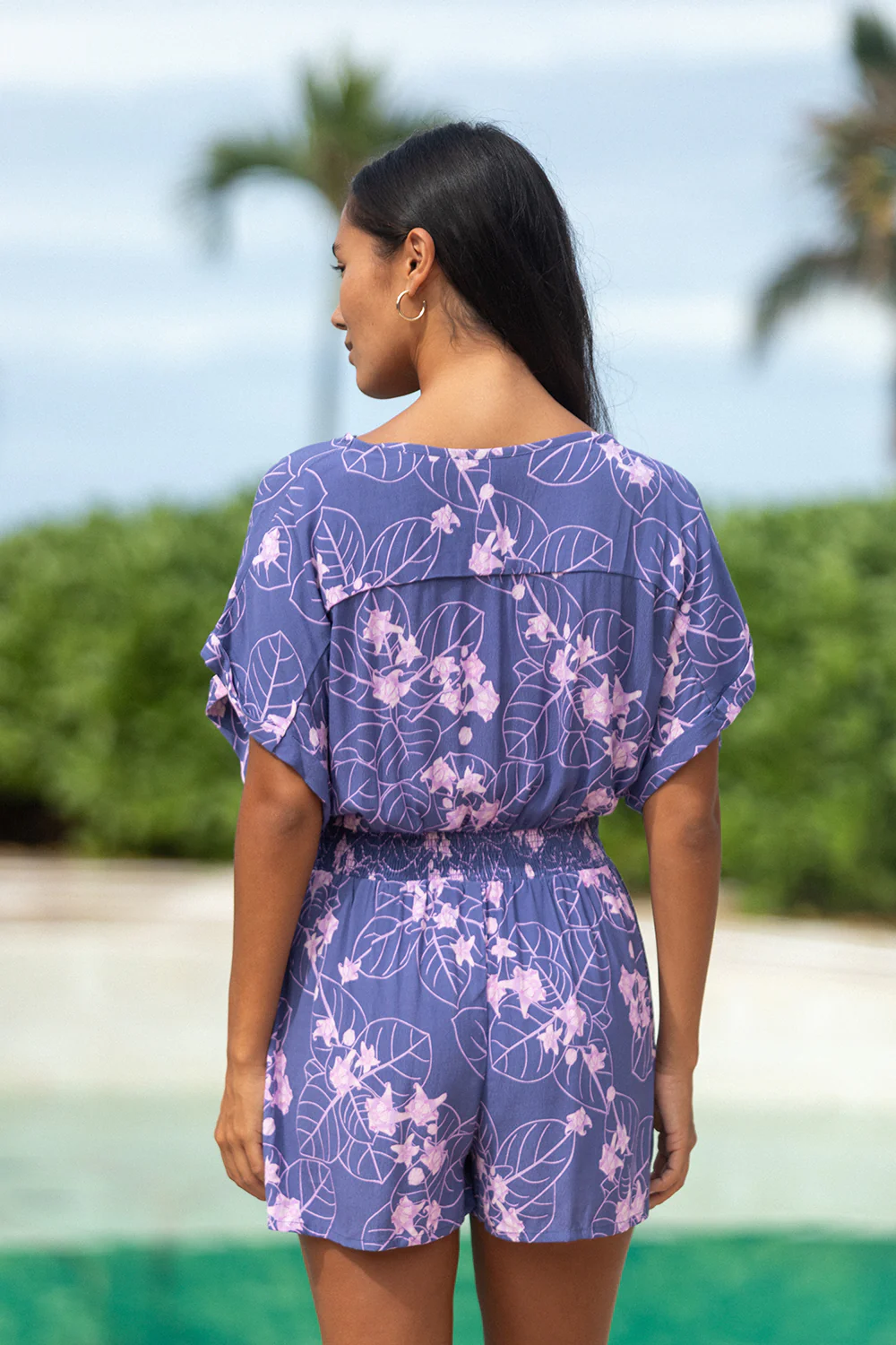 Romper Maji - Lilac Crown Flower - Image 3