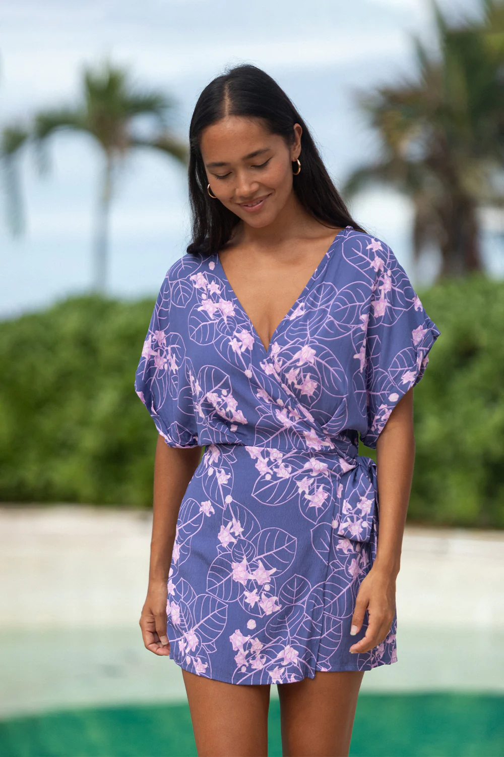 Romper Maji - Lilac Crown Flower - Image 4