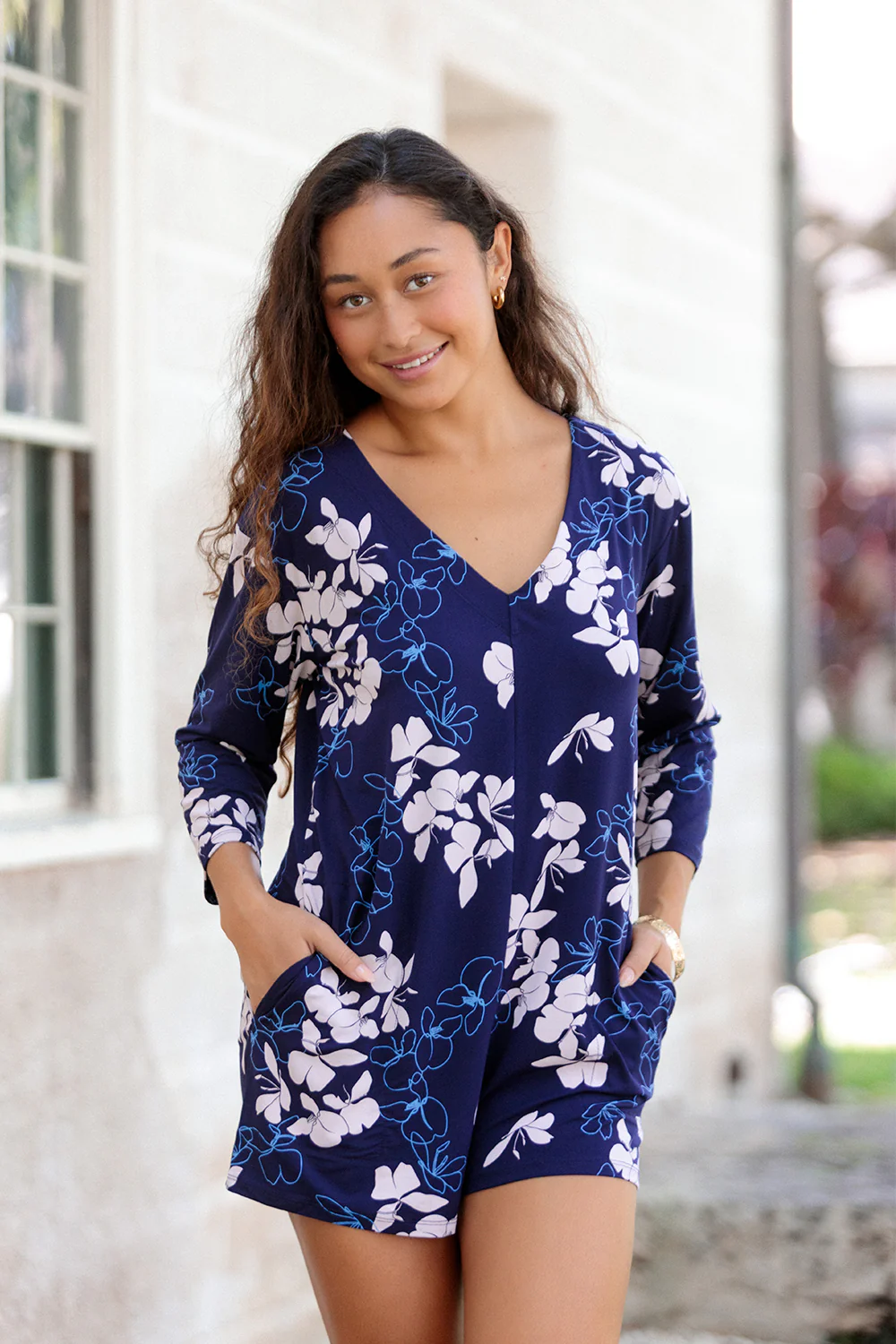 Romper Mari - Sapphire Butterfly Ginger