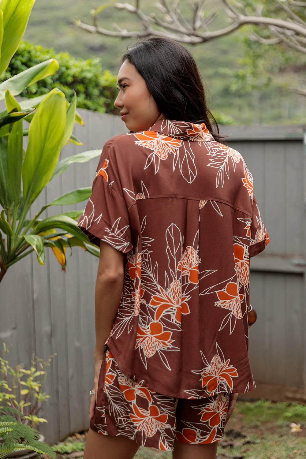 Shirt Dakota - Teak Ginger Bloom - Image 4