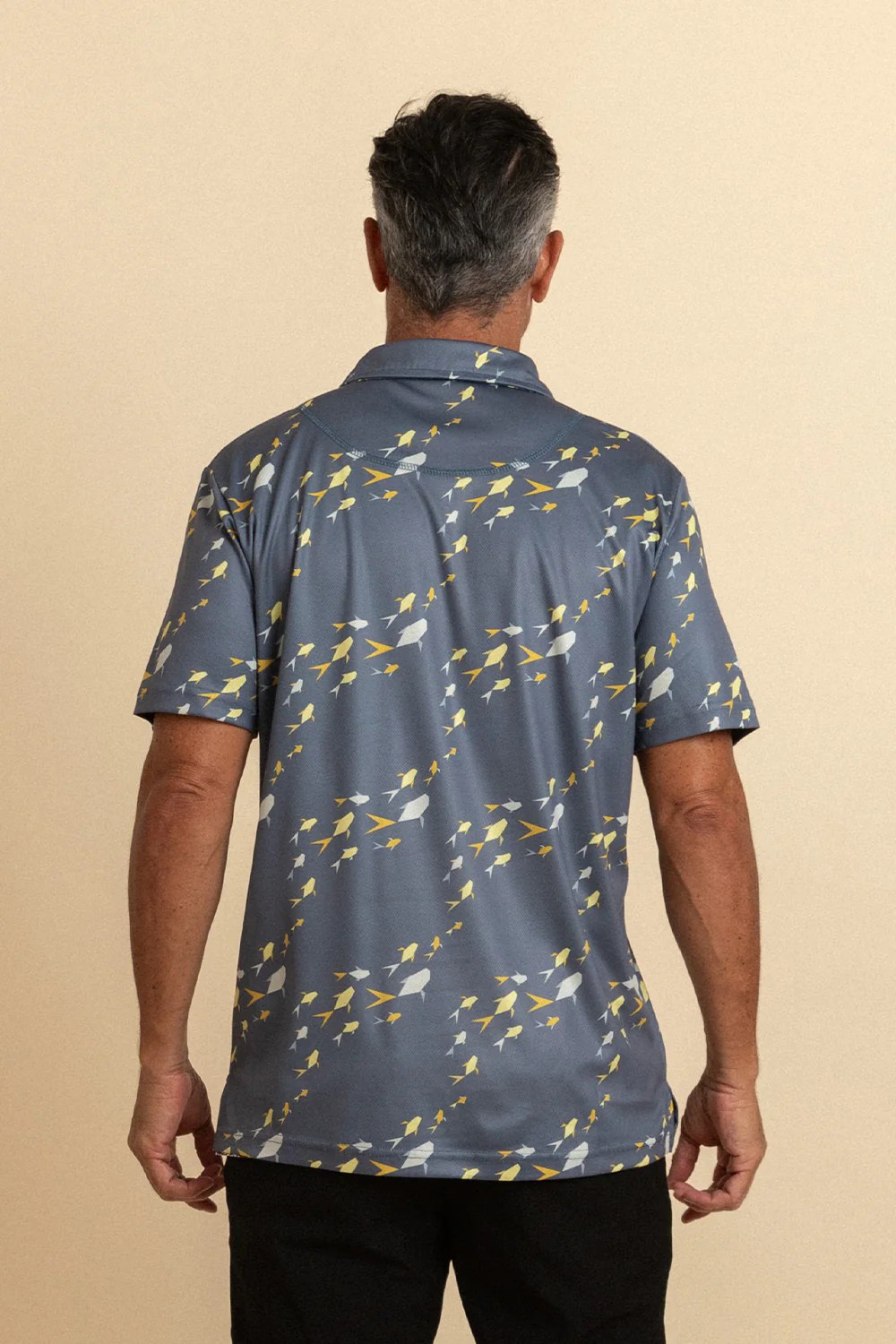Shirt Kai Dry Fit - Steel Origami Fish - Image 3
