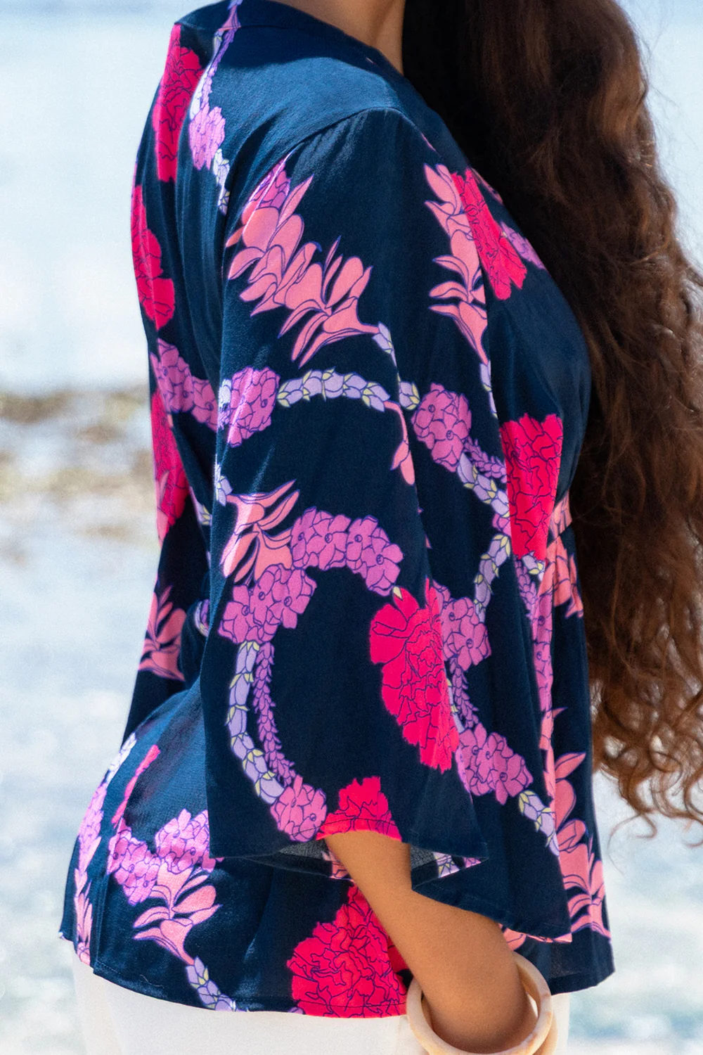 Top Freya - Navy Hapa Lei - Image 2