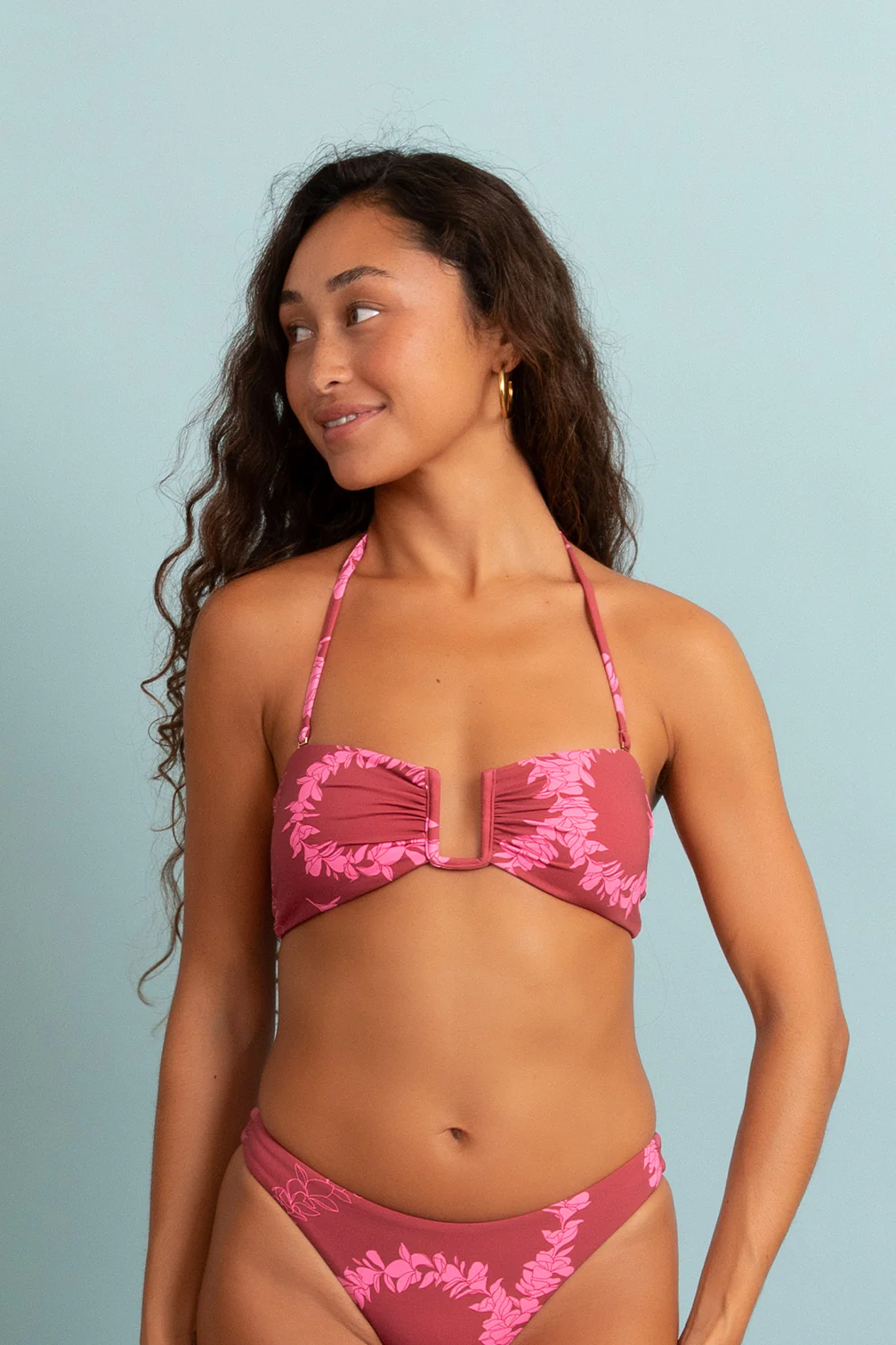 Top Ipo - Strawberry Wine Plumeria Lei