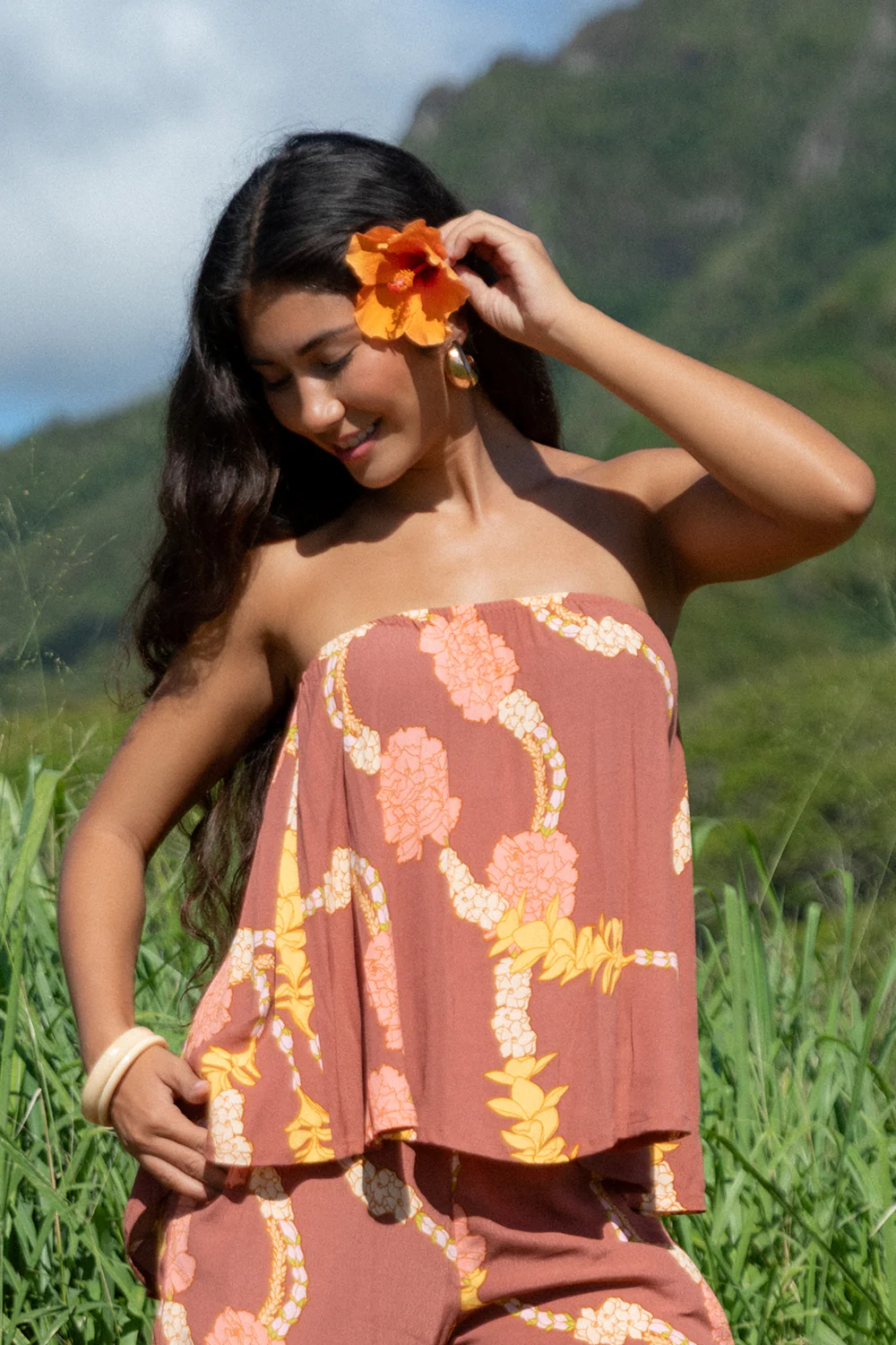 Tube Hana - Amber Hapa Lei - Image 4