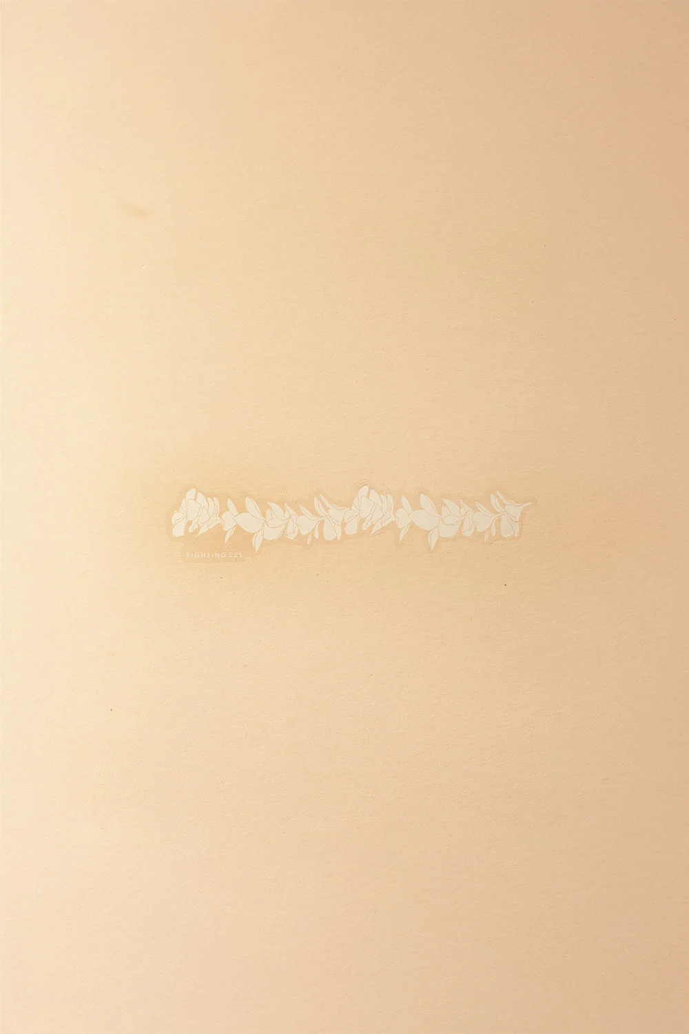 Sticker (M) - White Plumeria Lei