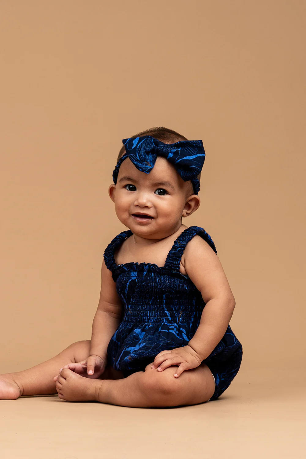 Zyra Muslin Onesie - Nautica Chic Magnolia